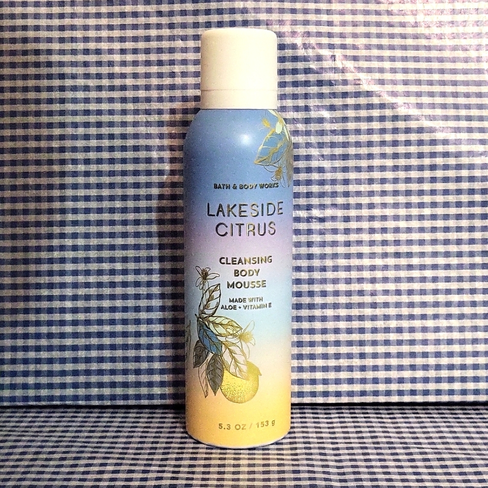 NEW Bath & Body Works Lakeside Citrus Cleansing Body Mousse